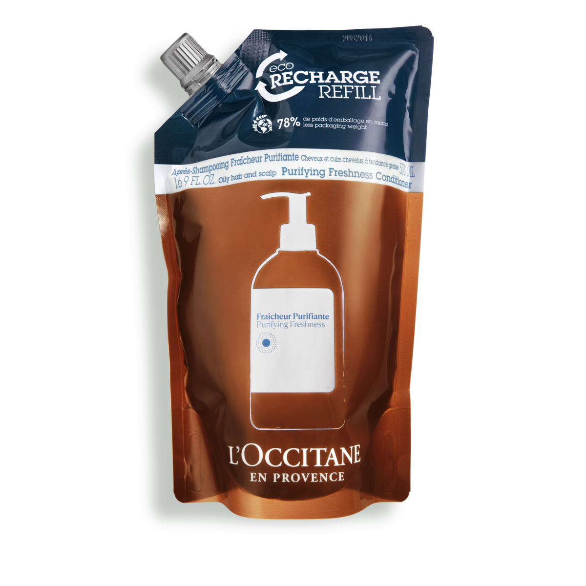 草本療法清爽淨化護髮素環保補充裝