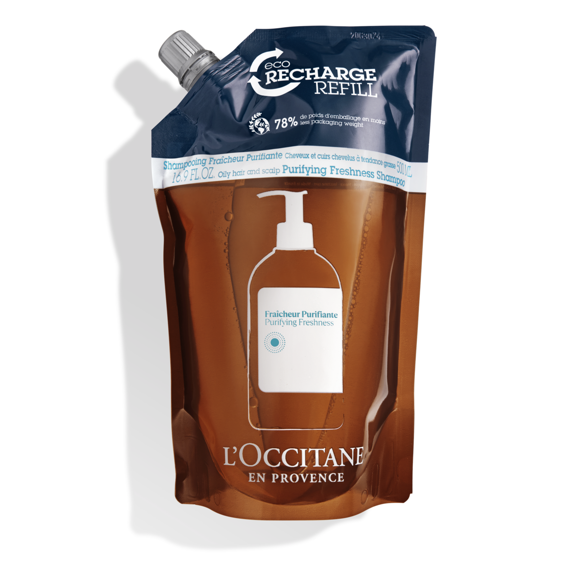 草本療法清爽淨化洗髮水環保補充裝