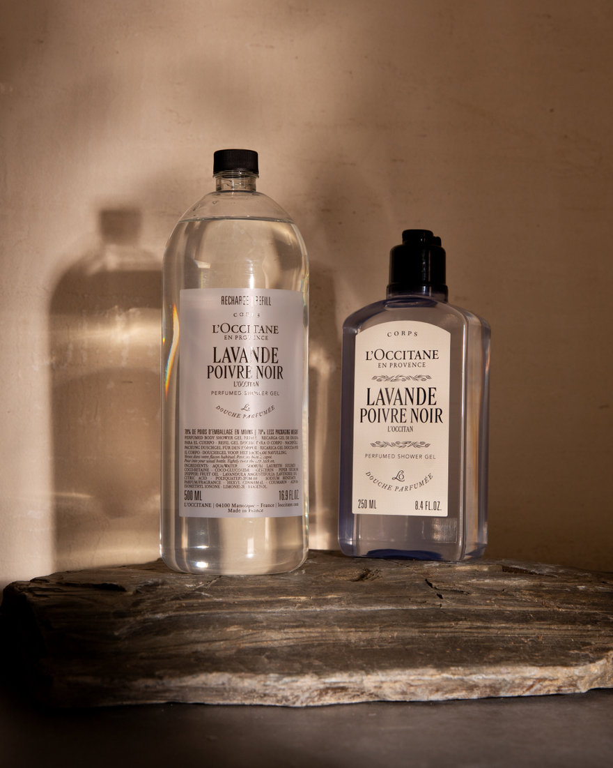 Lavande Poivre Noir Perfumed Shower Gel Refill - Illustration 2