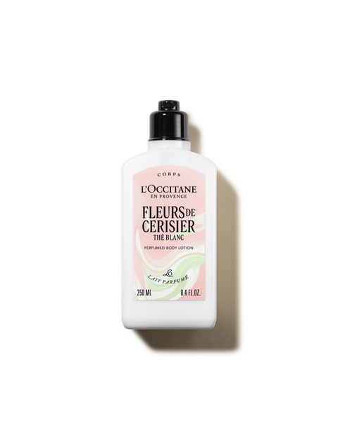 THÉ BLANC 櫻花白茶香氛潤膚露|L'Occitane 香港 – L'Occitane en