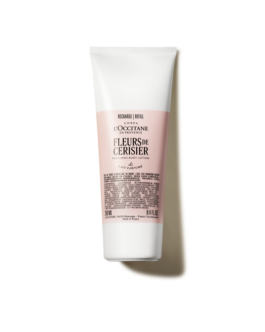 Fleurs de Cerisier perfumed body lotion refill