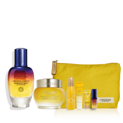 Immortelle Overnight Reset Oil-in-serum and Divine Cream Set - 套裝